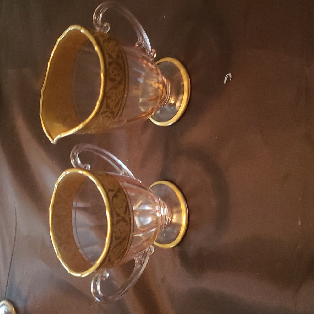 Tiffin Franciscan Sugar and Creamer